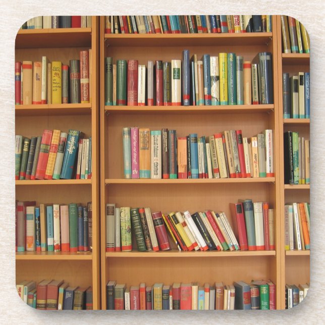 Dessous-de-verre Classic book shelf pattern (Devant)