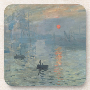 Dessous-de-verre Claude Monet Impression Sunrise Soleil Levant
