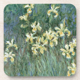 Dessous-de-verre Claude Monet   les iris jaunes