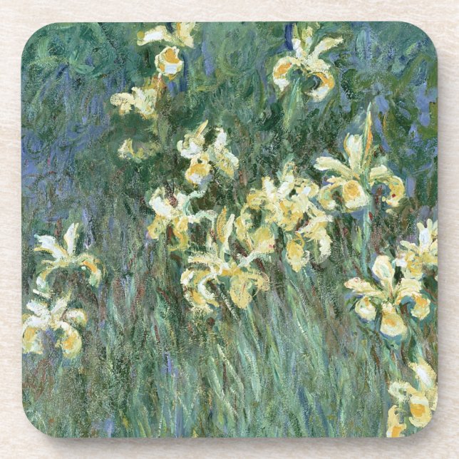Dessous-de-verre Claude Monet | les iris jaunes (Devant)