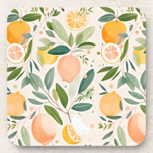Dessous-de-verre Clementine Mandarine