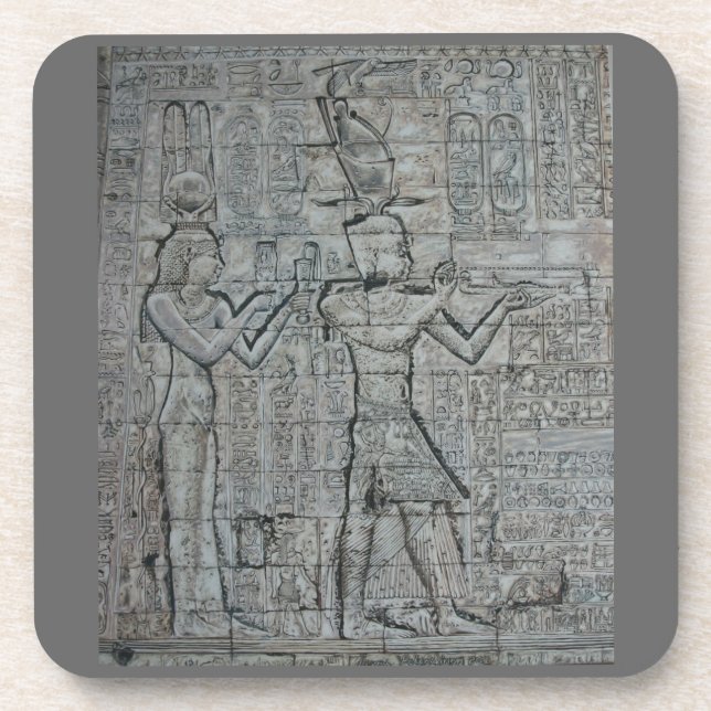 Dessous-de-verre Cléopâtre et Caesarion (Devant)