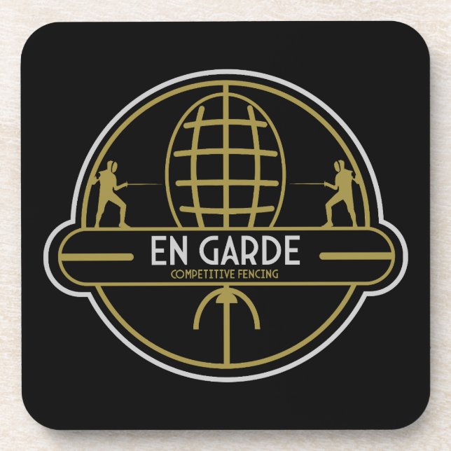 Dessous-de-verre Clôture de l'épée concurrentielle (Devant)