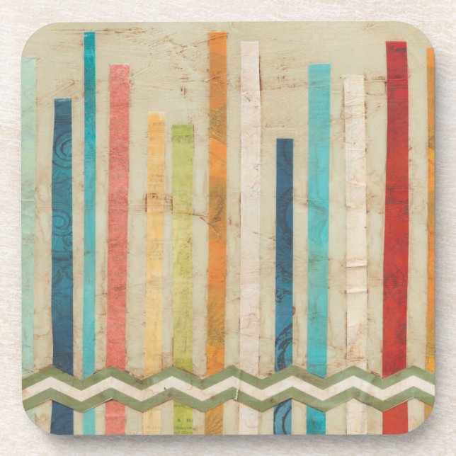 Dessous-de-verre Clôtures papier 2-up IV (Devant)