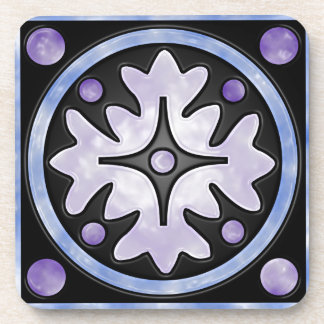 Dessous-de-verre Clouded Stained Glass