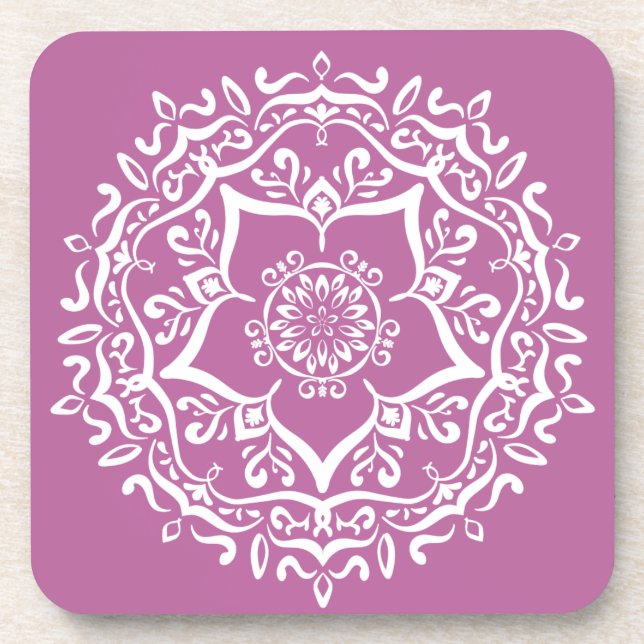 Dessous-de-verre Clover Mandala (Devant)