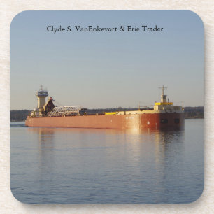 Dessous-de-verre Clyde S. VanEnkevort & Erie Trader coasters