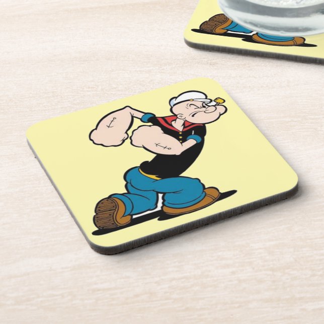 Dessous-de-verre Coaster de boisson Popeye (Côté gauche)
