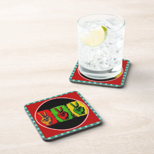Dessous-de-verre Coaster de boissons de la paix