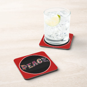 Dessous-de-verre Coaster de boissons de la paix