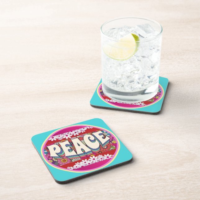 Dessous-de-verre Coaster de boissons de la paix (Côté Droit)