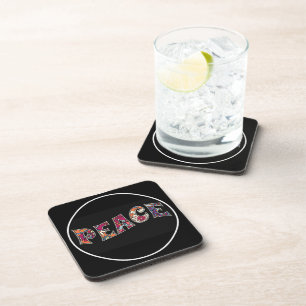 Dessous-de-verre Coaster de boissons de la paix