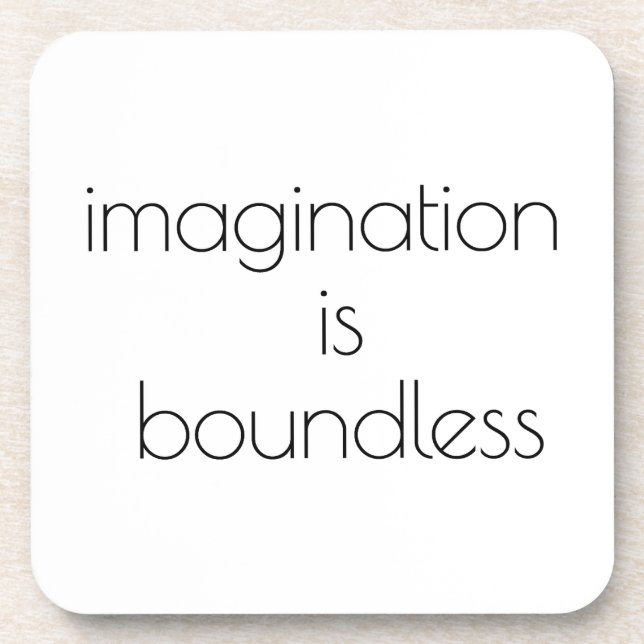 Dessous-de-verre Coaster en plastique dur d'imagination (Devant)