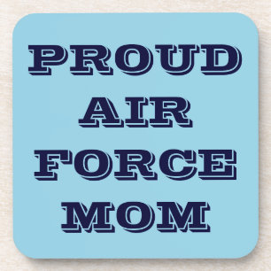 Dessous-de-verre Coaster Set Proud Air Force Mom