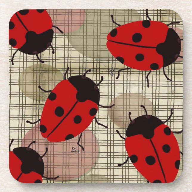 DESSOUS-DE-VERRE COCCINELLE (Devant)