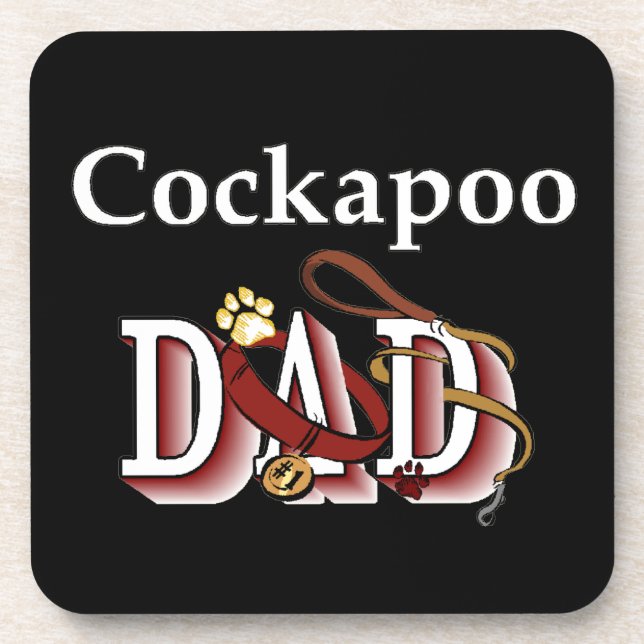 Dessous-de-verre Cockapoo DAD (Devant)