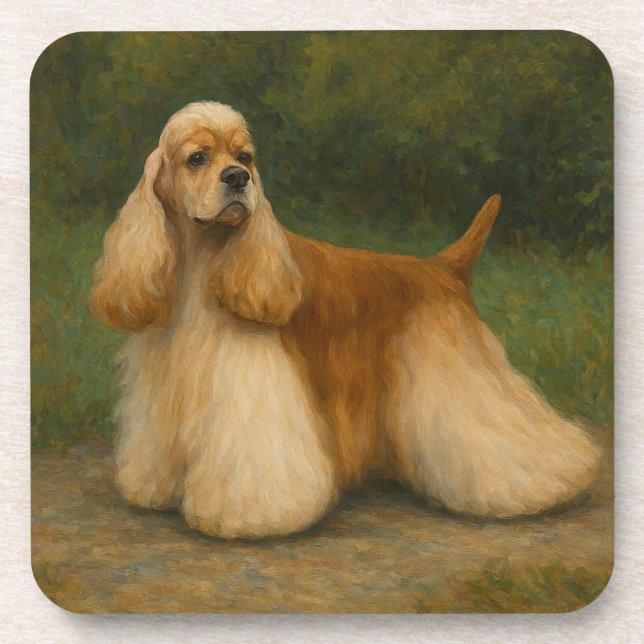Dessous-de-verre Cocker Spaniel (Devant)