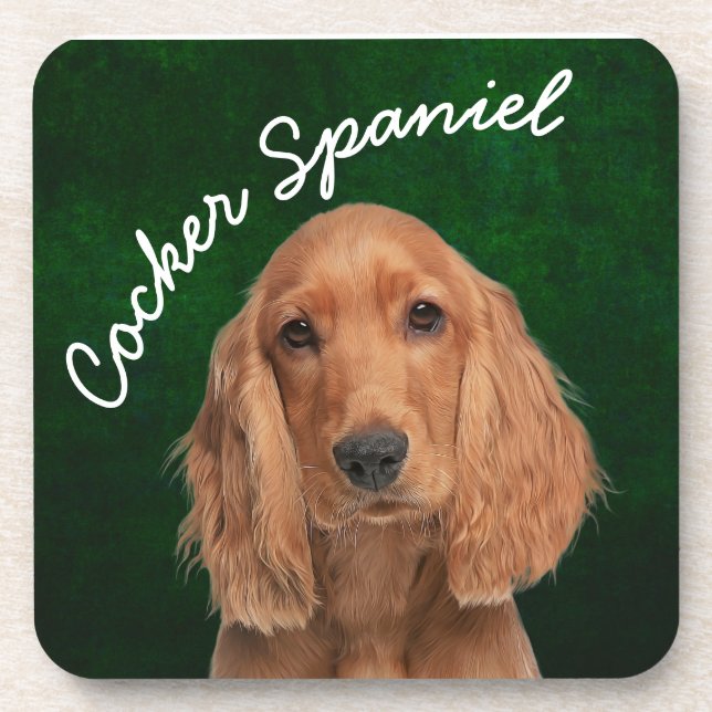 Dessous-de-verre Cocker Spaniel (Devant)