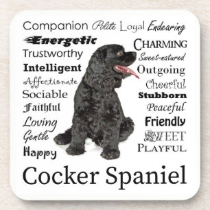 Dessous de verre Cocker Spaniel Traits