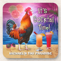 Cocktails Drôle de poulet au coq Tropical Beach Se