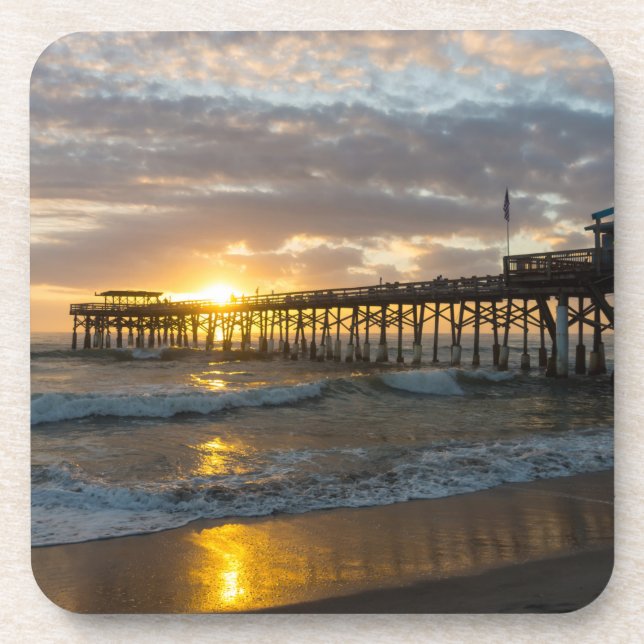 Dessous-de-verre Cocoa Pier 1er lever du soleil 2017 (Devant)