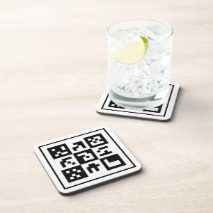 Dessous-de-verre code qr