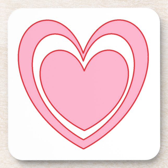 Dessous-de-verre Coeur 2 (Devant)
