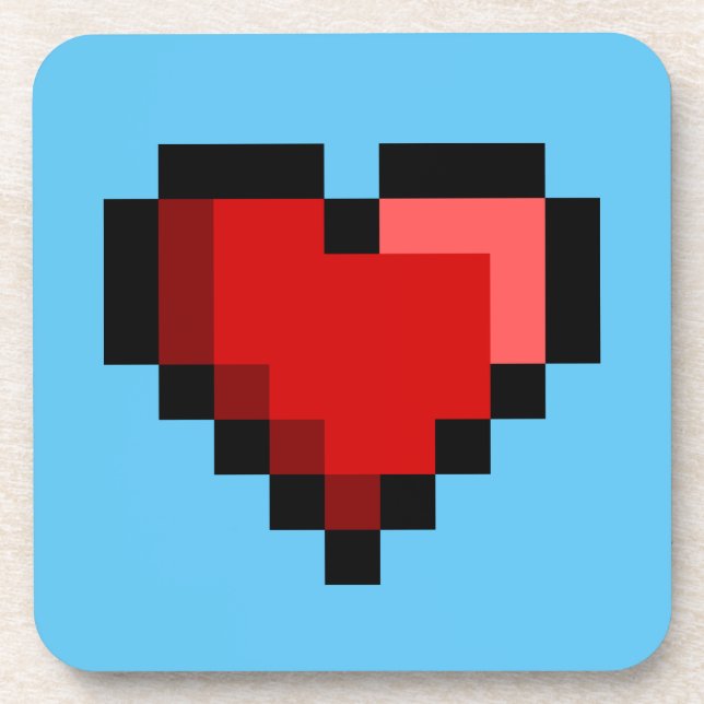 Dessous-de-verre Coeur d'amour (Devant)