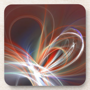 Dessous-de-verre coeur en feu