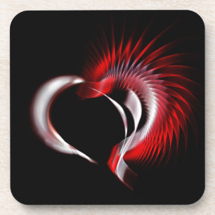 Dessous-de-verre Coeur métallique