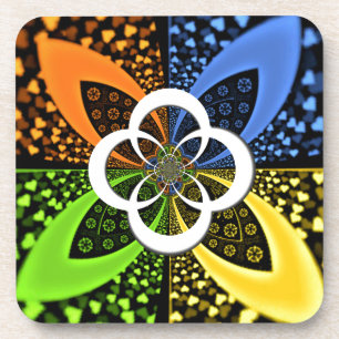 Dessous-de-verre Coeurs Iridescente Polka sans soudure Point Art Ab