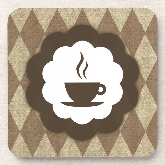 Dessous-de-verre coffee vintage (Devant)