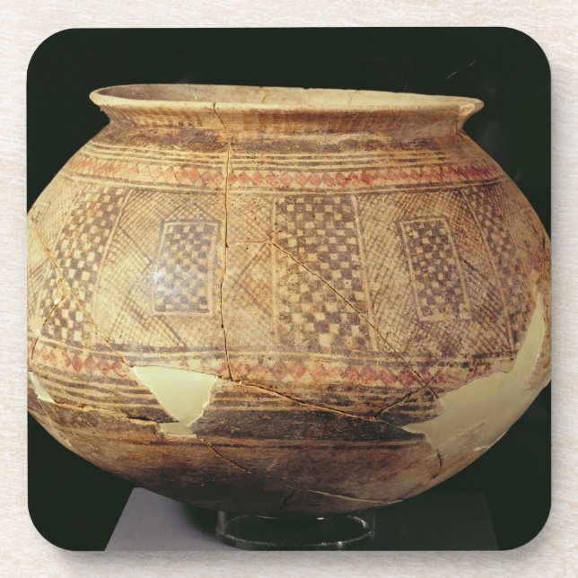 Dessous-de-verre Cognez avec la décoration géométrique dans le (Devant)