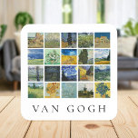 Dessous-de-verre Collage de peinture Van Gogh<br><div class="desc">Collage de peintures vintages d'art de Vincent Van Gogh</div>