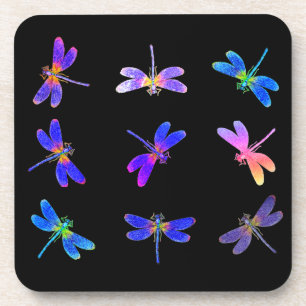 Dessous de verre Colorée de libellules 6