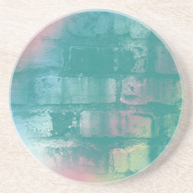 Dessous de verre colorés de brique (Devant)