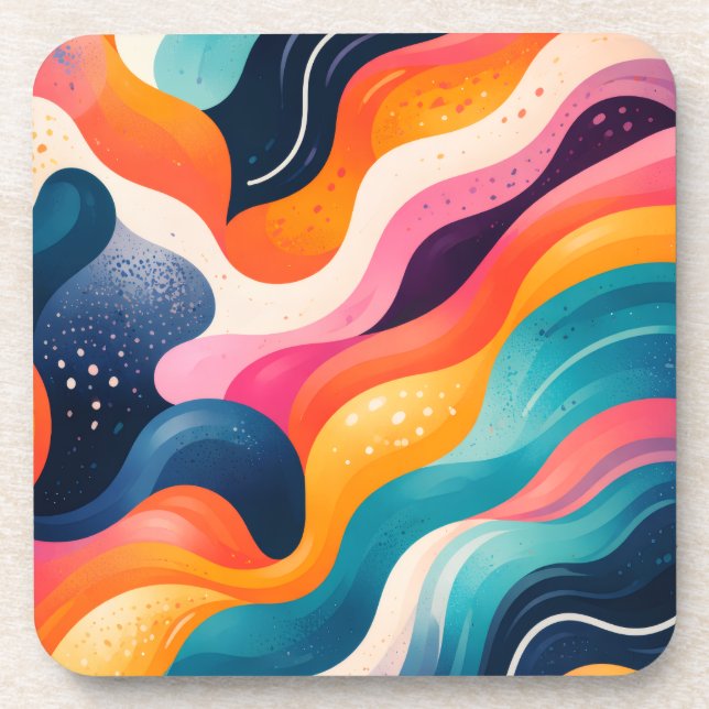Dessous-de-verre Colorful coaster (Devant)