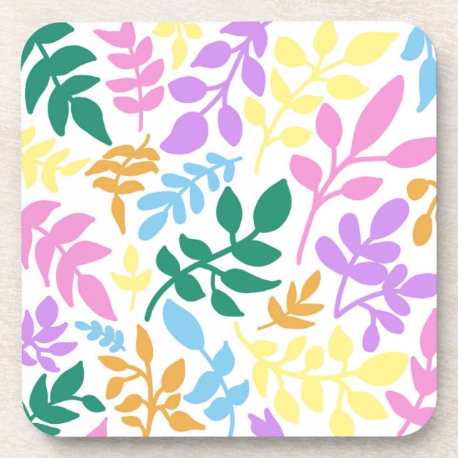 Dessous-de-verre Colorful foliage (Devant)
