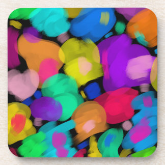 Dessous-de-verre Colorful watercolor print