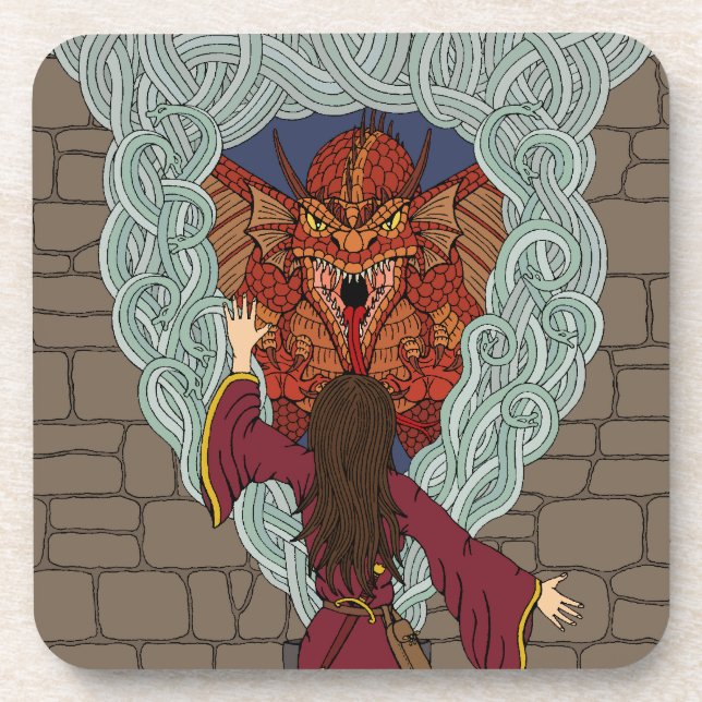 Dessous-de-verre Comjurer le dragon (Devant)