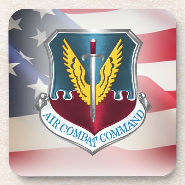 Dessous-de-verre Commandement du combat aérien - "ACC" (Devant)