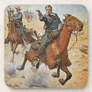 Dessous-de-verre Complètement Sure : un soldat de la cavalerie des