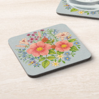 Dessous-de-verre Composition florale