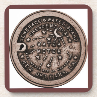Dessous-de-verre Compteur d'eau Lid Bourbon St.