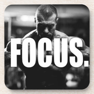 Dessous-de-verre CONCENTRATION - Motivation "Body building"