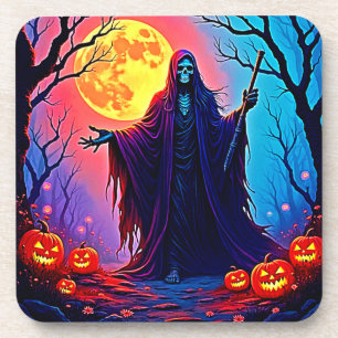 Dessous-de-verre Conception de l'appel de éffrayant Moon Death