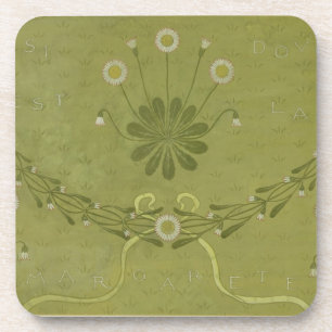 Dessous-de-verre Conception de papier peint "de Margarete de La",