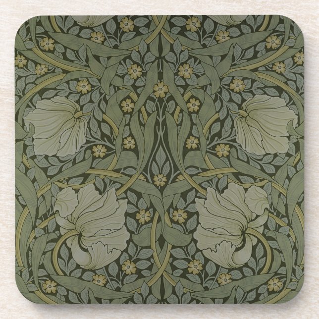 Dessous-de-verre Conception de papier peint de "mouron", 1876 (Devant)