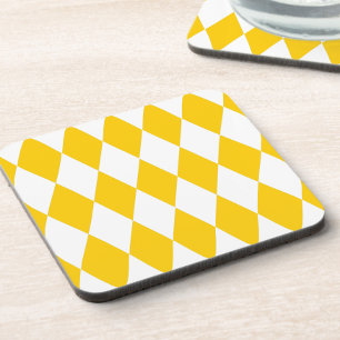 Dessous-de-verre Conception des carreaux de diamants de l'arlequin 