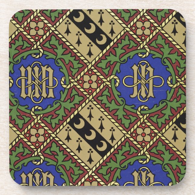 Dessous-de-verre Conception ecclésiastique de papier peint (Devant)